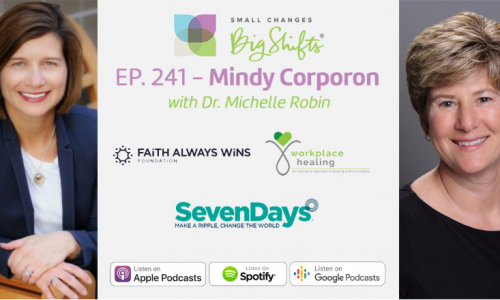 Mindy Corporon with Dr. Michelle Robin